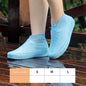 Reusable Waterproof Rain Shoes Covers Silicone Outdoor Rain Boot Overshoes Walking Shoes Accessories Reusable Shoe Cover 1Pair E4U