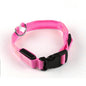 USB Rechargeable LED Pet Dog Collar Flashing Luminous Safety Light up Nylon UK E4U