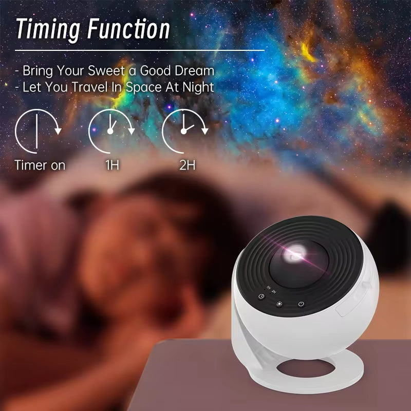 Night Light Galaxy Projector Starry Sky Projector 360° Rotate Planetarium Lamp for Kids Bedroom Valentines Day Gift Wedding Deco E4U