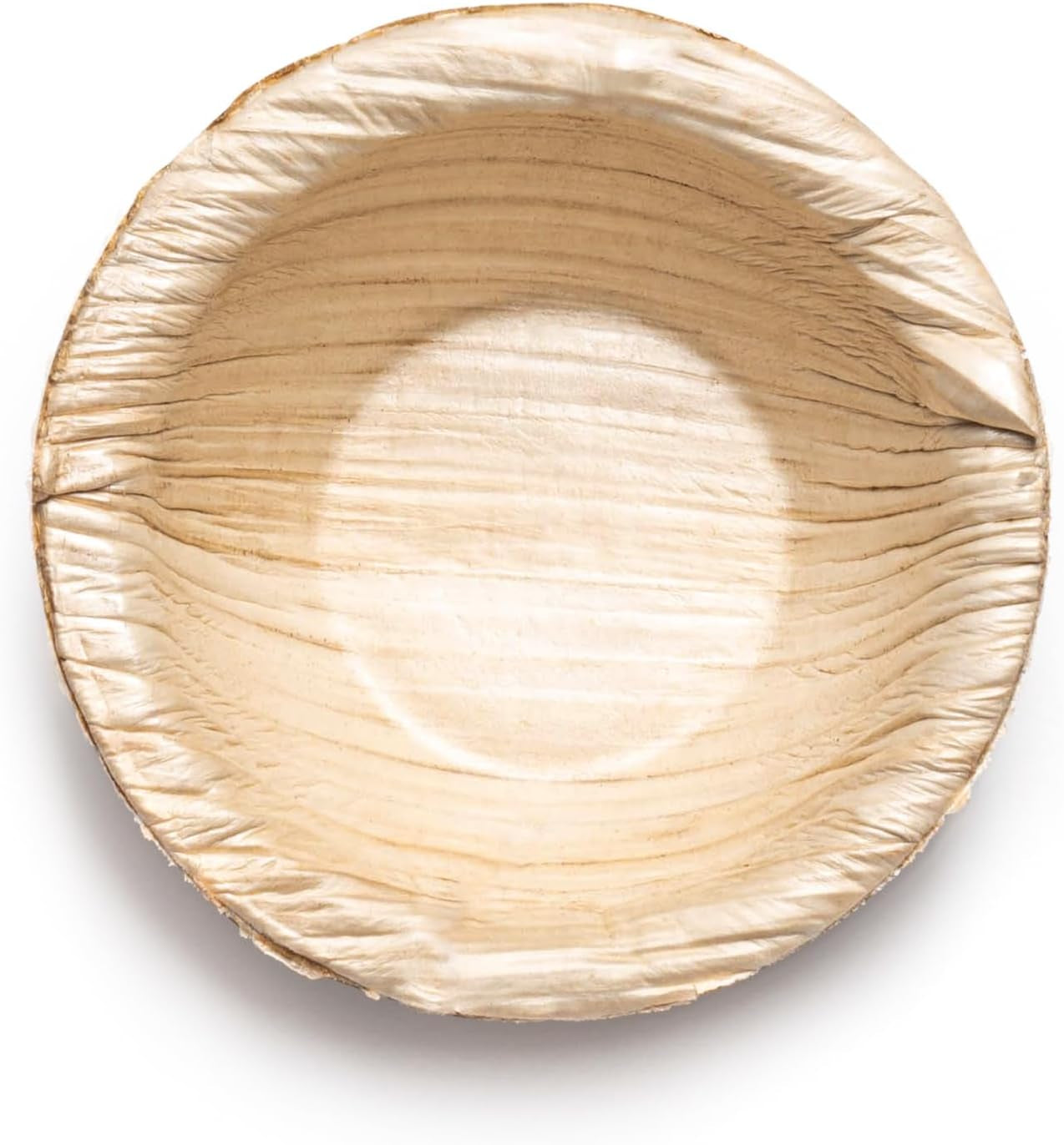 Palm Leaf, Eco Friendly, Disposable Dinner Plates, 100% Biodegradable & Compostable Dishes in Bulk for Rustic Theme Party and Other Occasions (0.5 Oz Dip Bowls (100 Bowls)) E4U