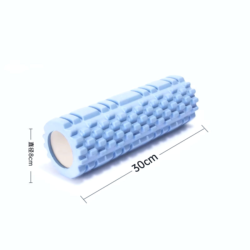 30Cm Yoga Column Foam Fitness Muscle Training Pilates Sports Massage Foam Roller Grid Trigger Point Therapy Home Gym Exercise E4U