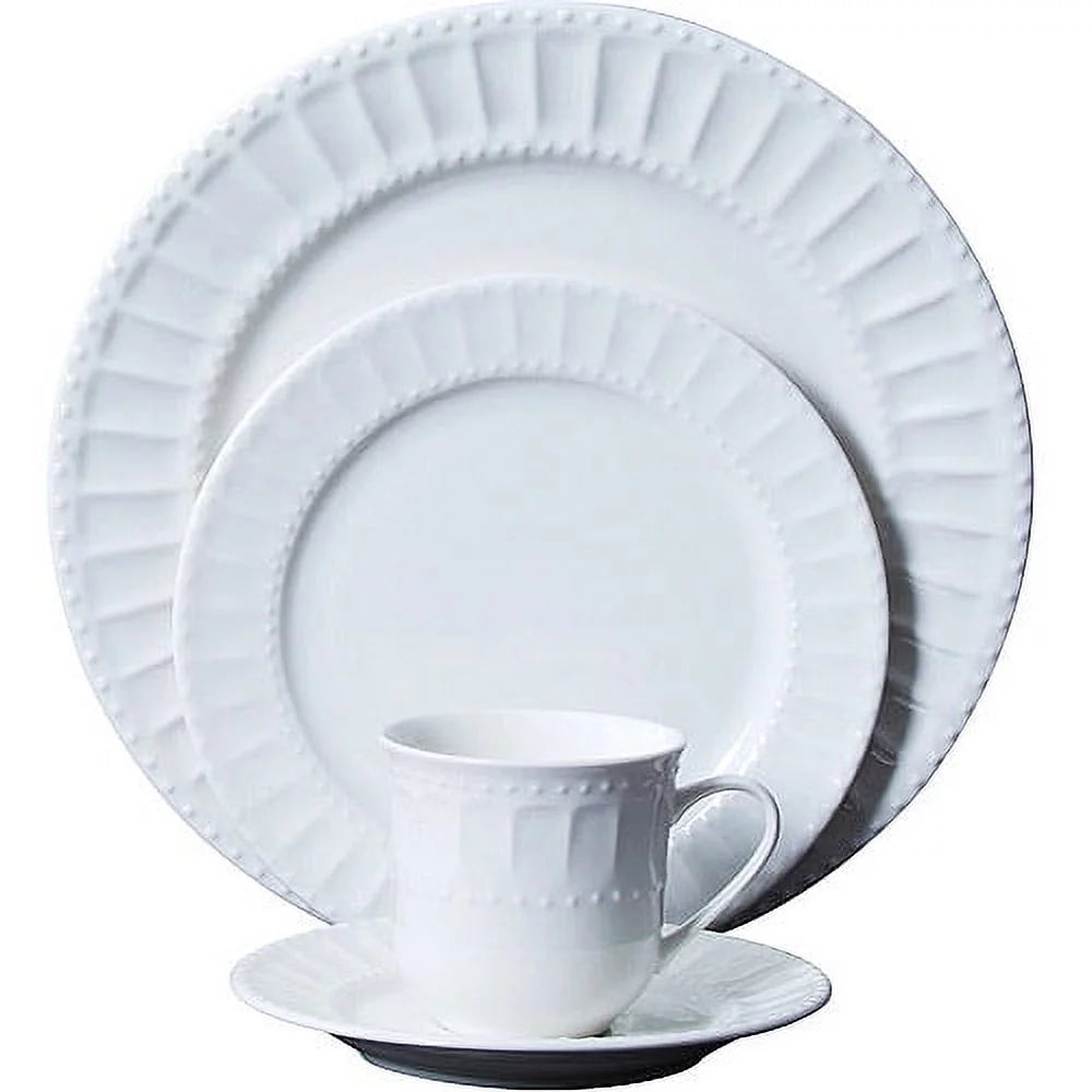 Regalia 46-Piece Dinnerware and Serve Ware Set, Service for 6 E4U